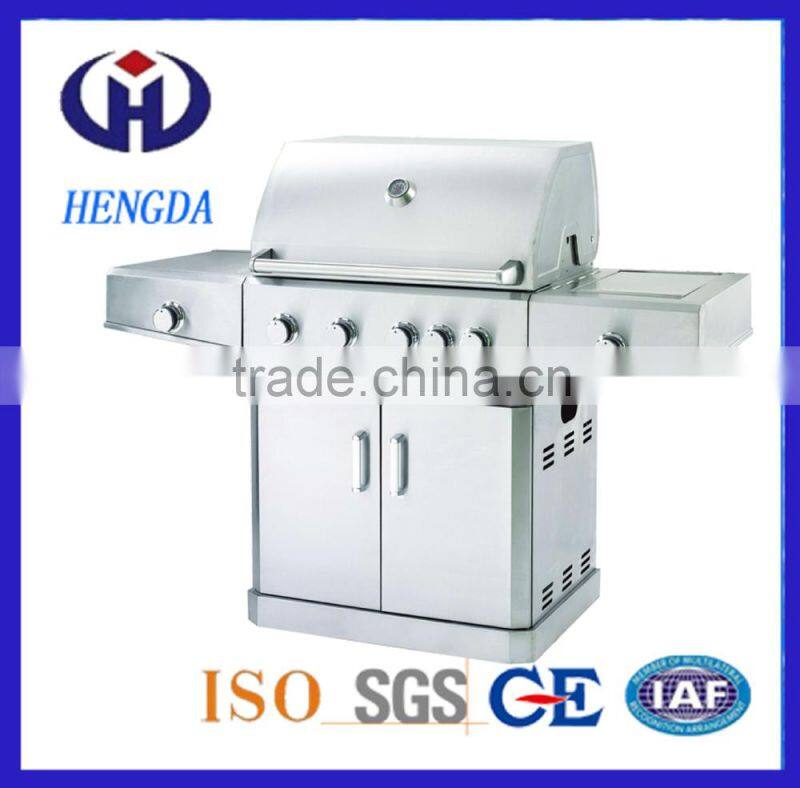 Professional 2014 Full stainless steel big industrial GAS bbq Grill