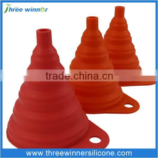 BPA free Mini Silicone Filter Funnel