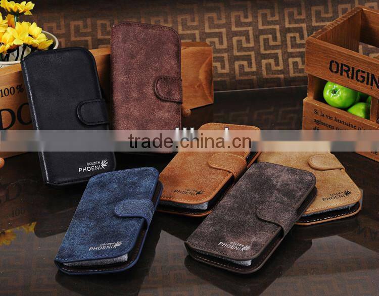 For Samsung Galaxy S3 i9300 High Quality Ultra Thin Magnetic Flip Wallet Genuine Cowhide Leather Stand Case