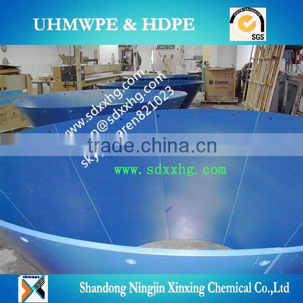 Wear resistant UHMWPE sheet for bunker lining/Self Lubricating uhmwpe chute liner