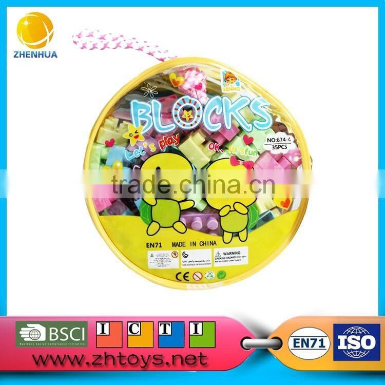 2016 new trendy products building blocks toys for child 140pcs