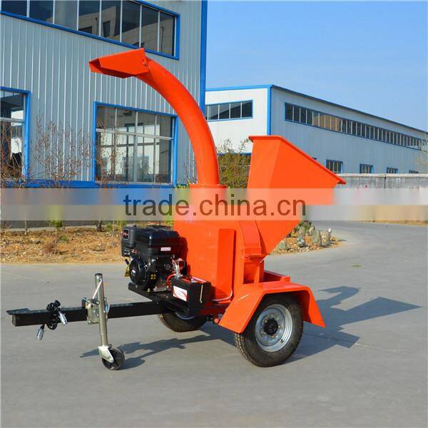 2015 Best seller!!! Wood crusher, trailer attached mobile wood chipper for sale