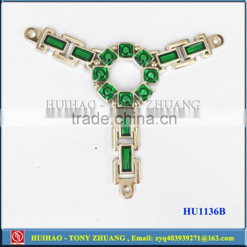 red color TPU rhinestone shoe chains ornament HU1136C