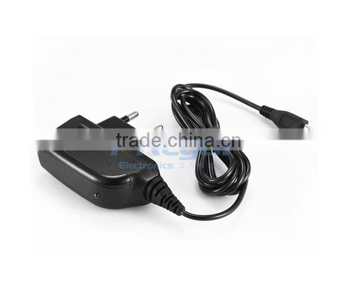 High quality travel charger dual color mini wall charger for mobile phone