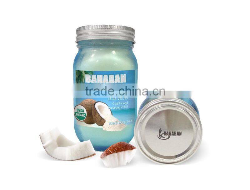 BANABAN Organic Harvested Fiji cold pressed Virgin Coconut Oil