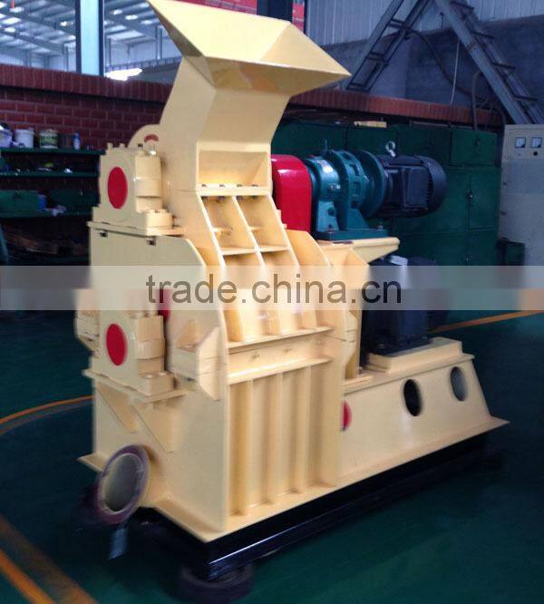 wood waste crusher/small logs crusher 1-2t/h
