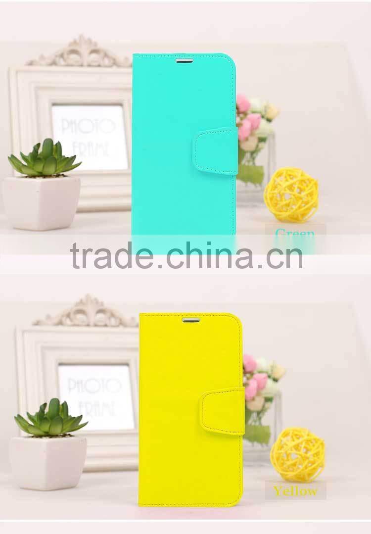 Factory directly Wholesale pu leather flip cover case for Apple Iphone 6