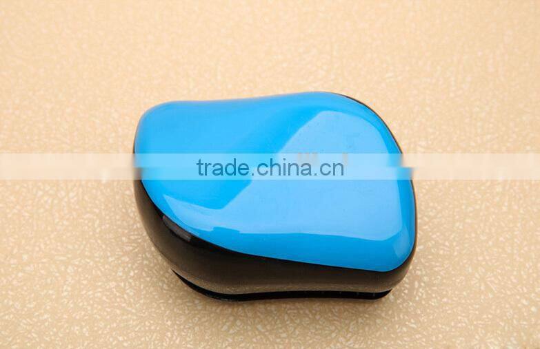 Newest Korea Style Wholesale Head Massage Rainbow ABS Hairdressing Comb