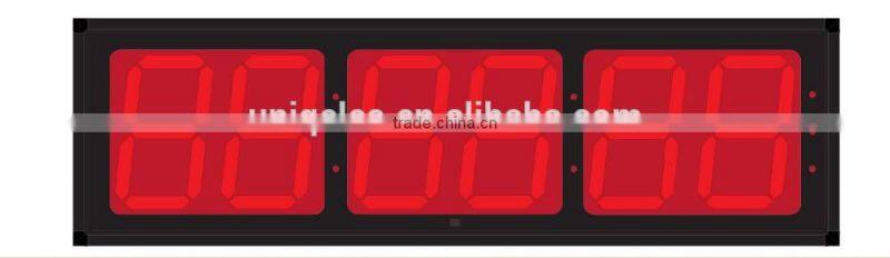 Digital calendar time zone LED clock