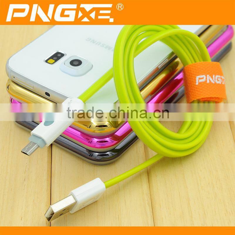 PNGXE Hot Selling Wholesale Micro Usb Cable For Iphone5 LED Light 8 Pin Usb Cable