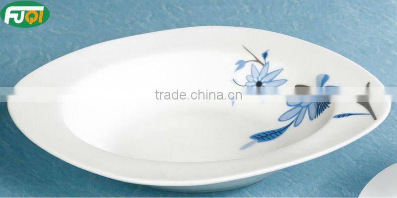 Elegent flower design porcelain dinnerware crockery items 20pcs or 30pcs fine cemaic dinnerware fqr002