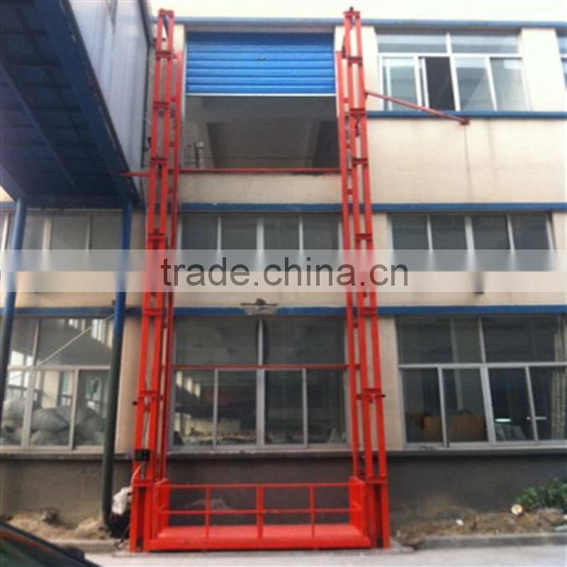 Single column and double column,the four pillars GUIDE hydraulic lifting platform