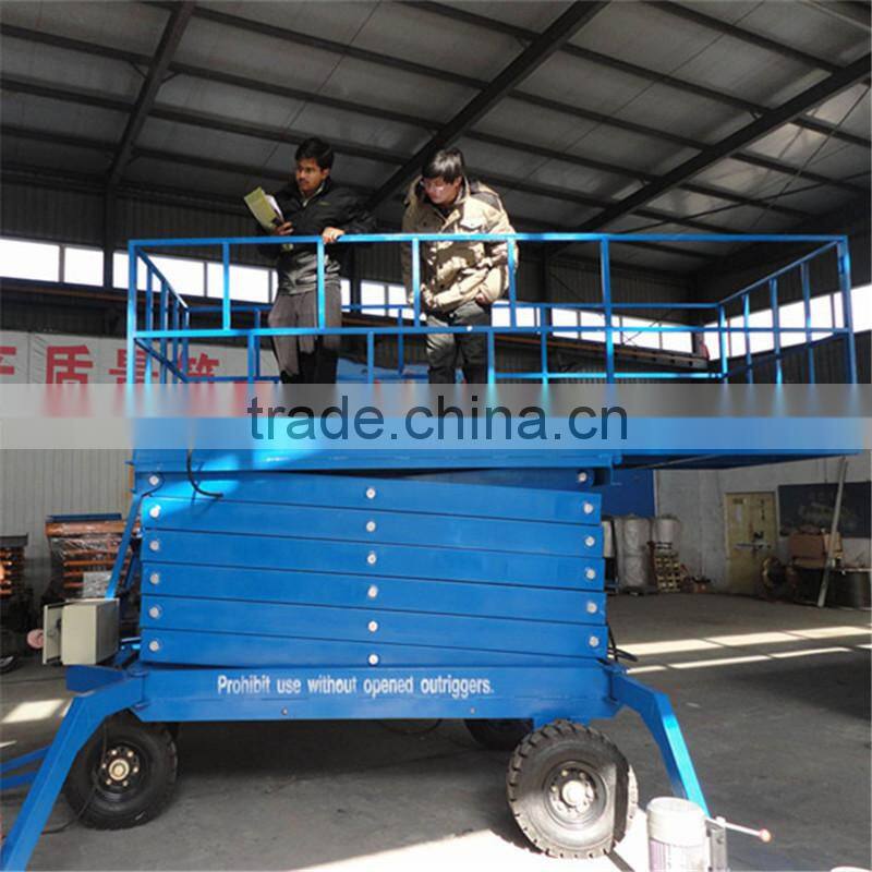 Man scissor lift electric scaffold platforms /mobile scissor lift