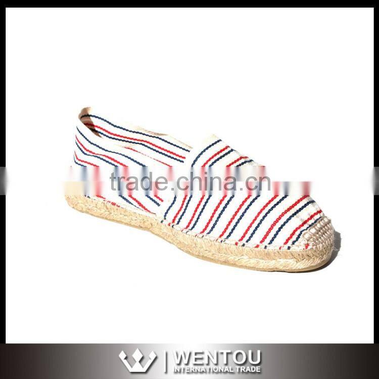 Women Stripe Sandals Espadrilles