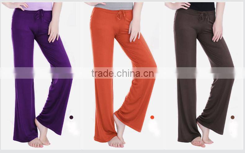 15PKYG01 2015-16 women's viscose cheap elastic yoga pants