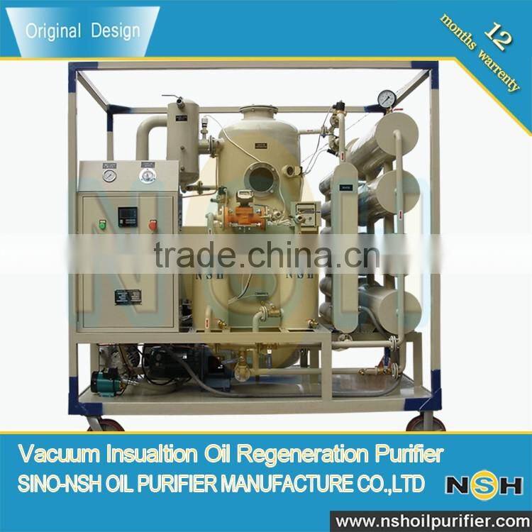 Double-Stage Vacuum Insulation Oil Regeneration Distillation Purifier on Sale