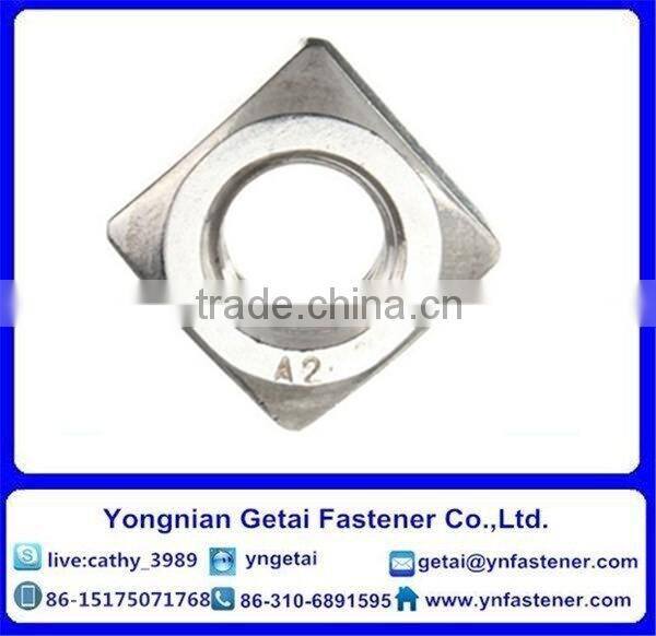Stainless Steel 304 Square Nuts