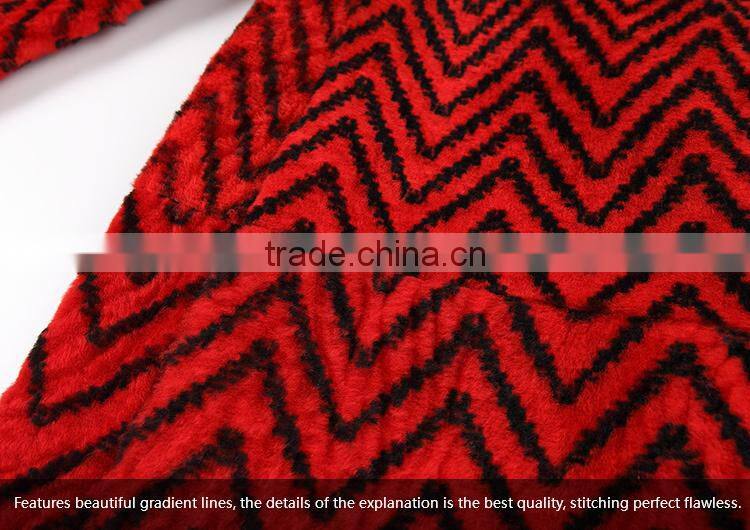 Women's Fox Collar Real Wool Fur Coat Thick Warm Winter Overcoat