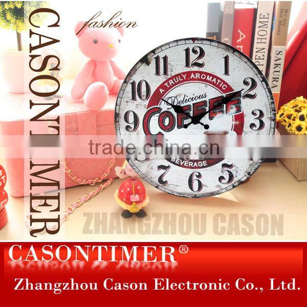 Antique MDF Wall Clock / Retro Vintage Style MDF Clock Wall