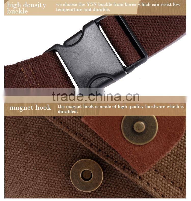 Favourite Waist Belt Pocket Bag Mens Small Canvas Fanny Pack Bag