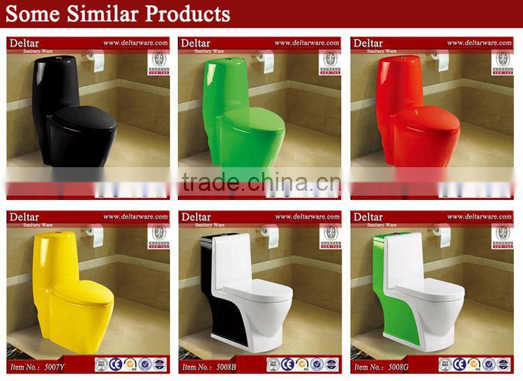 ideal standard sanitary ware toilet, two colored toilet wc,Kuwait one piece colored toilet