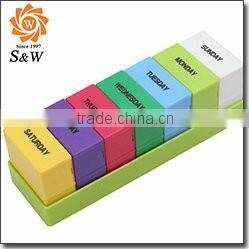 Portable travel pill box