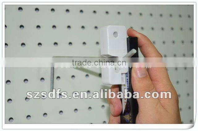 Slatwall Mini hook anti sweep lock for retail security stop lock for retail hook anti lose/anti theft