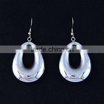 Fashion Exaggerated Big Gold Bamboo Hoop Earrings Personalized, Simple Gold Earring Designs For Women