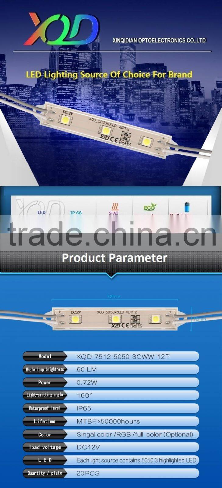 smd module ws2811 full color module led display outdoor white color single color XQD