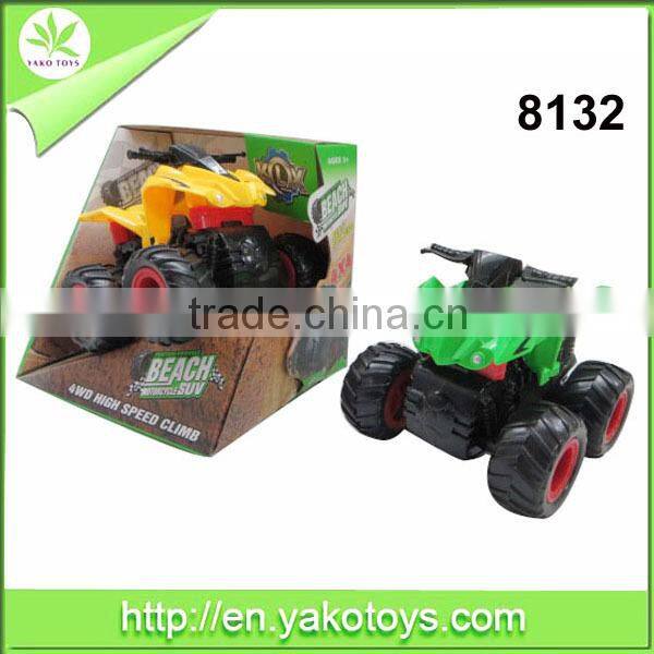 Hot Sale Newest Plastic 4WD Friction Beach Motorcycle