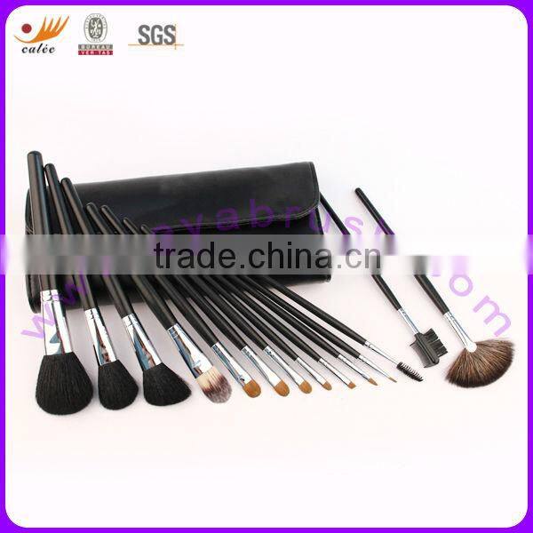 14 PCS Cosmetic Brush Set With Black Color Pouch
