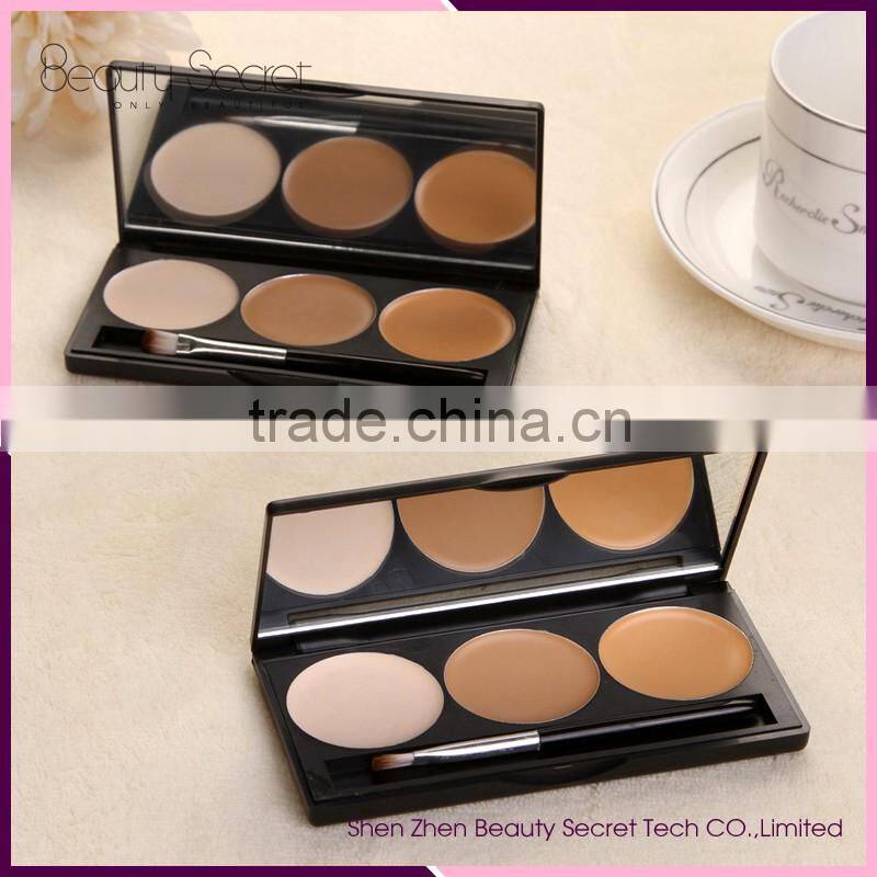High quality 3 colors magic concealer with brush