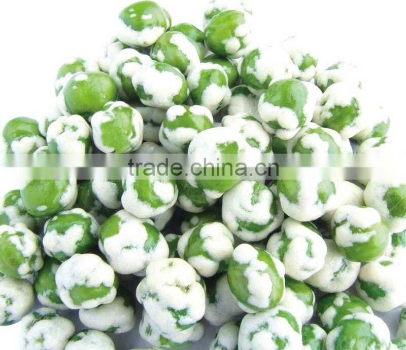 White color wasabi flavor coated marrowfat green peas BRC