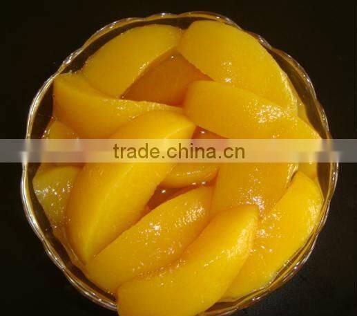 canned sliced yellow peach in syrup