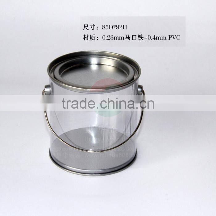 plastic clear bucket with handles