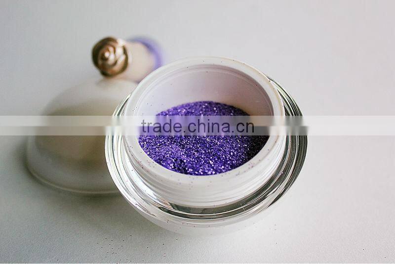 custom color and size craft glitter powder for scrapbook