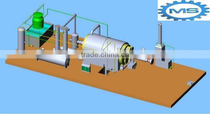 High Grade Waste Tire Recycling Rubber Powder Machine