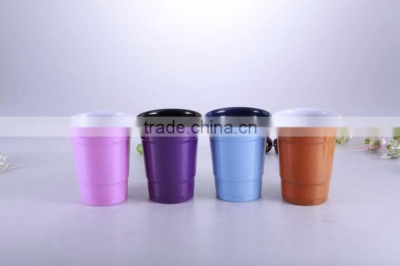 two tone melamine cups with different size, yogurt cup size