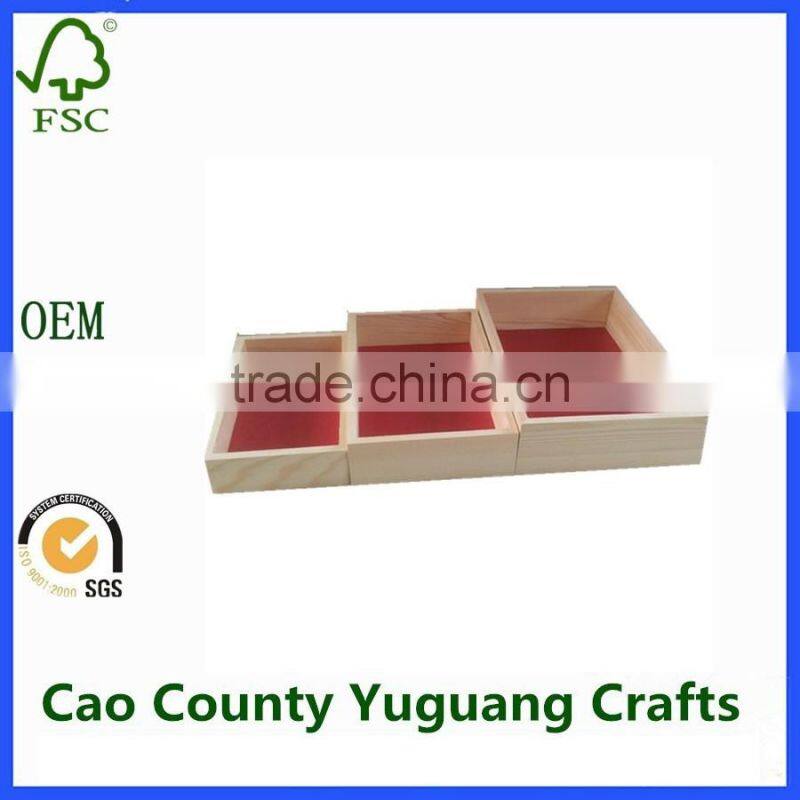 2017 Cheap Design Small Wooden Serving Tray, Solid Wood Food Tray