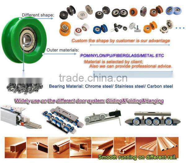 sliding punching ball bearing housing wheel roller
