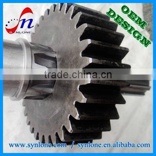 Precise machined shaft gear for heavy equipment