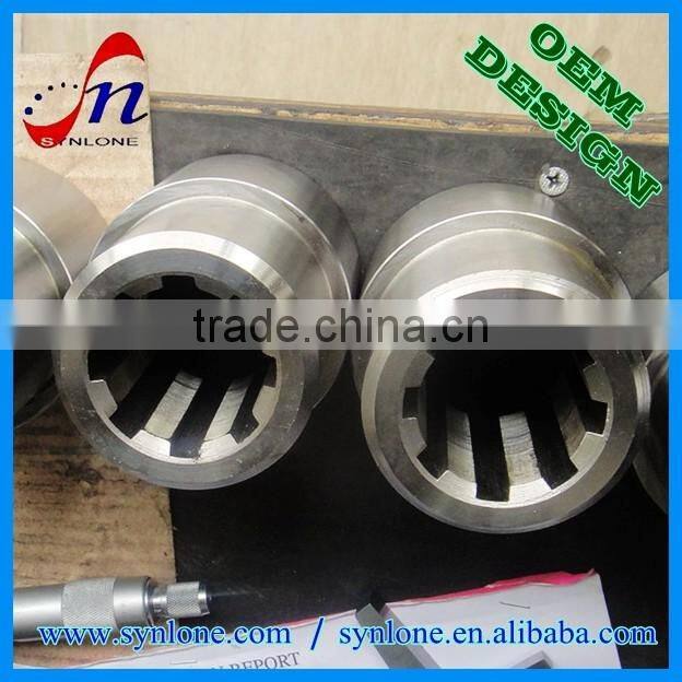High quality high precision stainless steel spline sleeve with 100% inspection