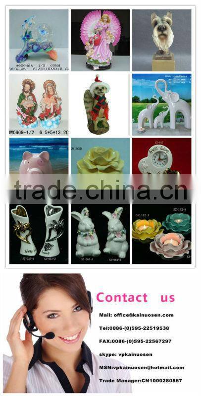 rose heart porcelain musical box