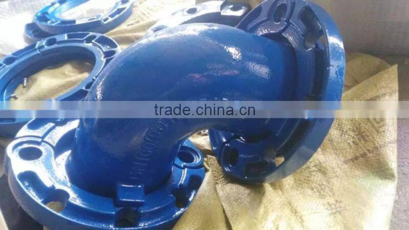 EN545 PN 16 Cast iron loosing flange pipe fittings DN50-DN200