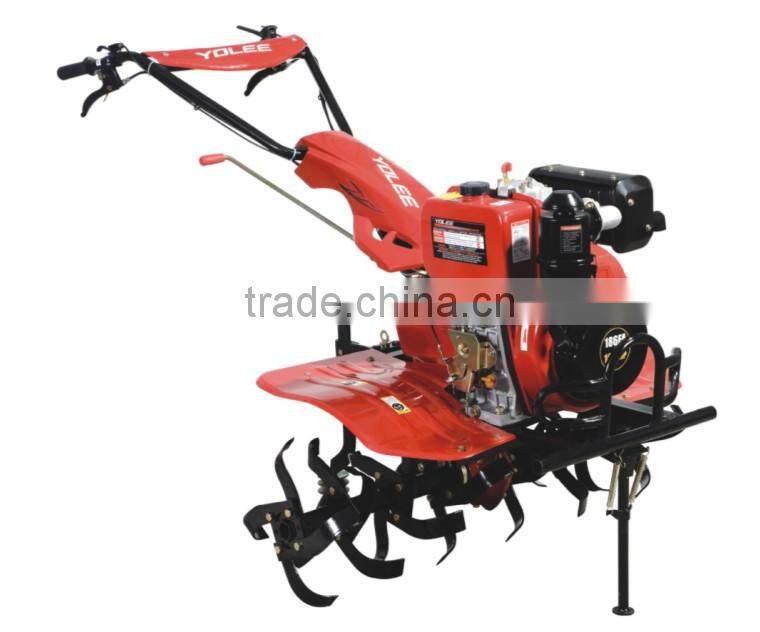 Mini tiller rotary cultivator Power tiller Rotary tiller . motor hoe