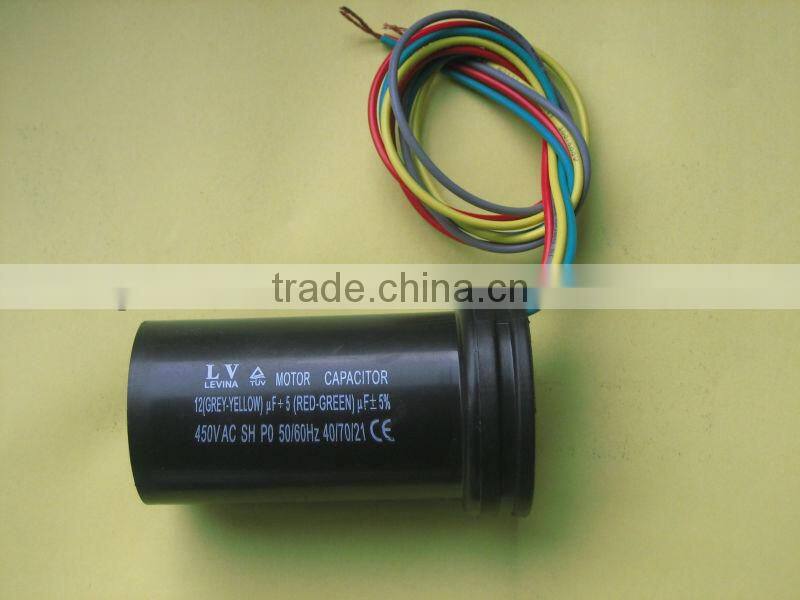 CBB60 washing machine capacitor / washing machine capacitor CBB60 / CBB60 capacitor