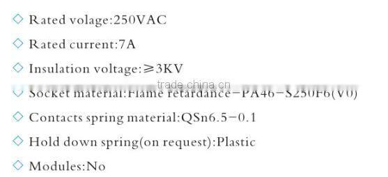 HEIGHT Hot Sale PYF14A Relay Socket / 17pin Relay Socket/General relay socket with High Quality Factory Price