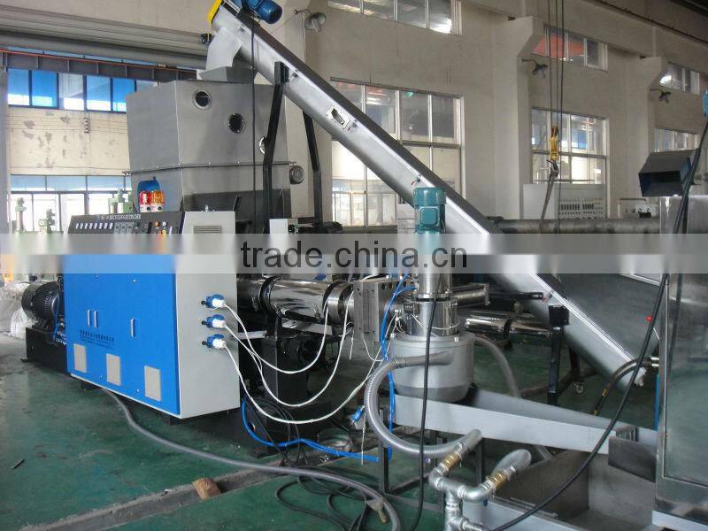 Side force feeder plastic pelletizing machine /plastic granulating machine