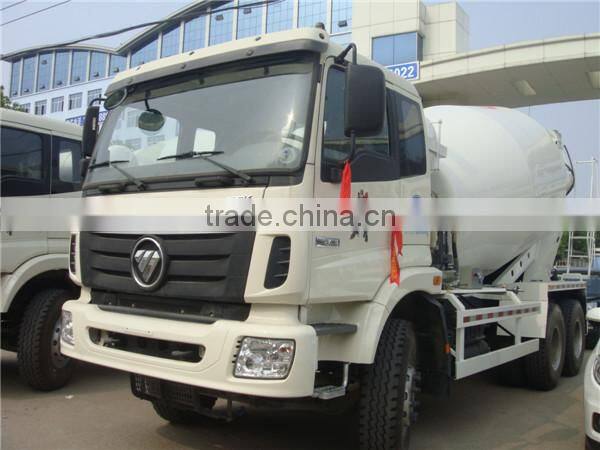 12 cubic meter foton AUMAN 6x4 concrete agitator truck for sale