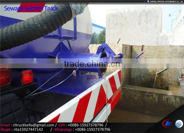 8m3 DONGFENG septic vacuum truck , septic tank trucks for sale